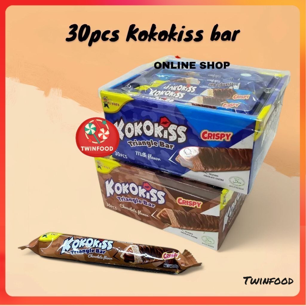 30pcs Ali Kokokiss Triangle Bar delicious coating wafer bar(Chocolate ...