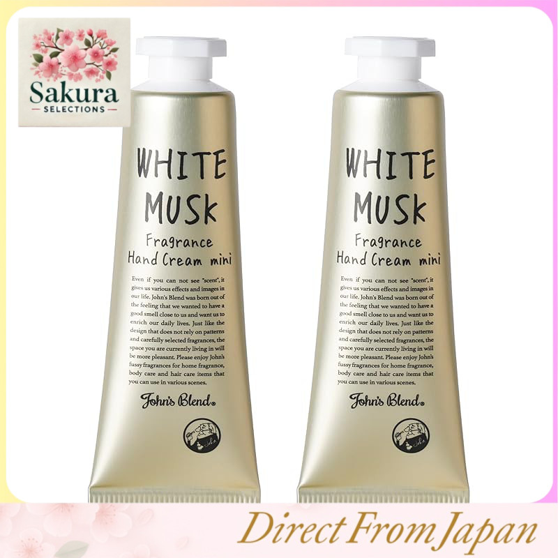 White Musk Mini Hand Cream Set - Non-Greasy Fragrance 14g, Perfect Gift ...