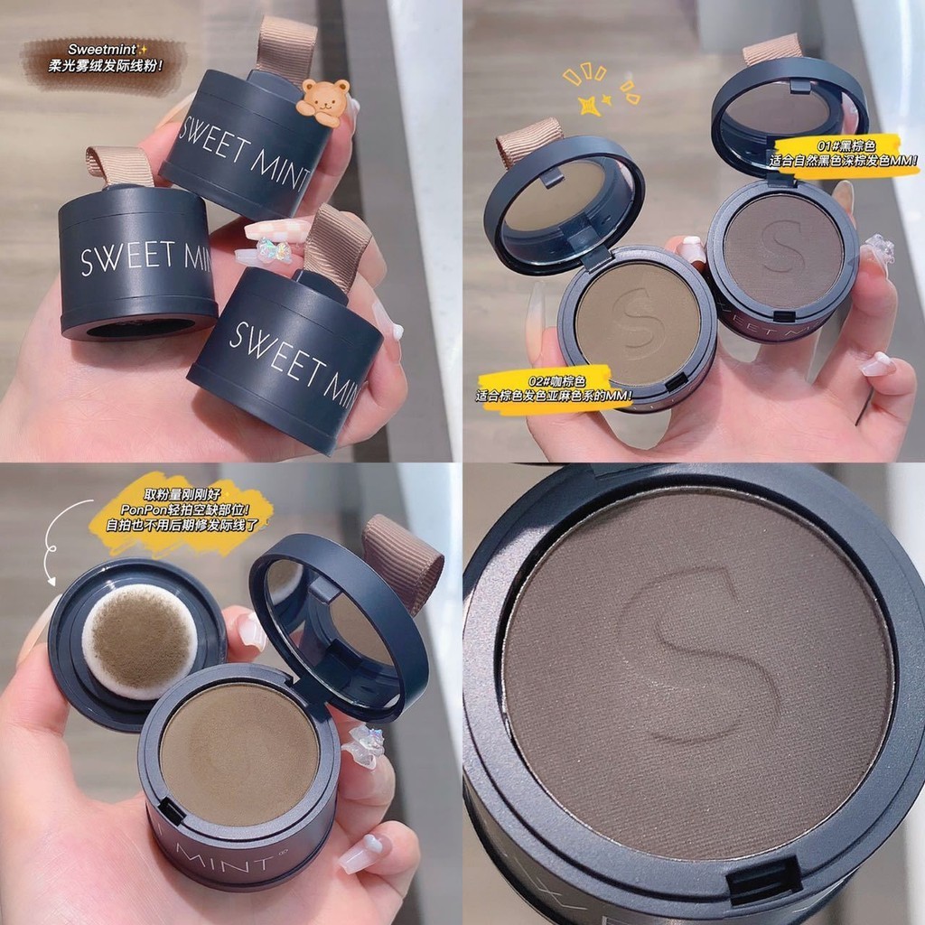 Spot Goods#SWEET MINTHairline Booster Powder Shading Powder Shadow ...