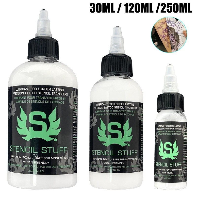 30/120/250ML Professional Tattoo Stencil Magic Gel Spirit Thermal Copier  Tattoo Transfer Stuff Solution Cream Tattoo Ink Set | Shopee Singapore