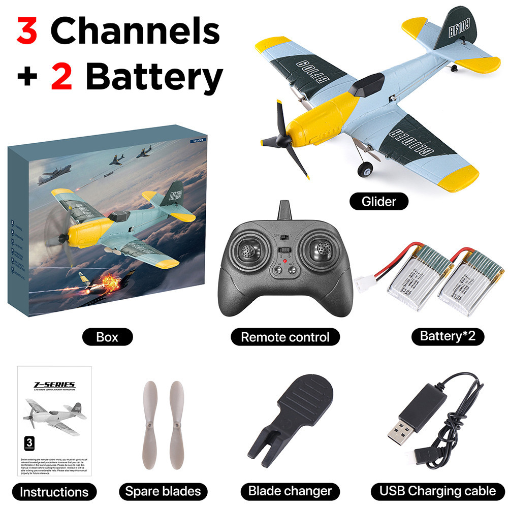 9IMOD Z61 RC Airplane RC Plane 3 Channel Fixed Wing Plane Model Electric 2.4G RC Airplane EPP Foam Child Toys Birthday Gifts Shopee Singapore