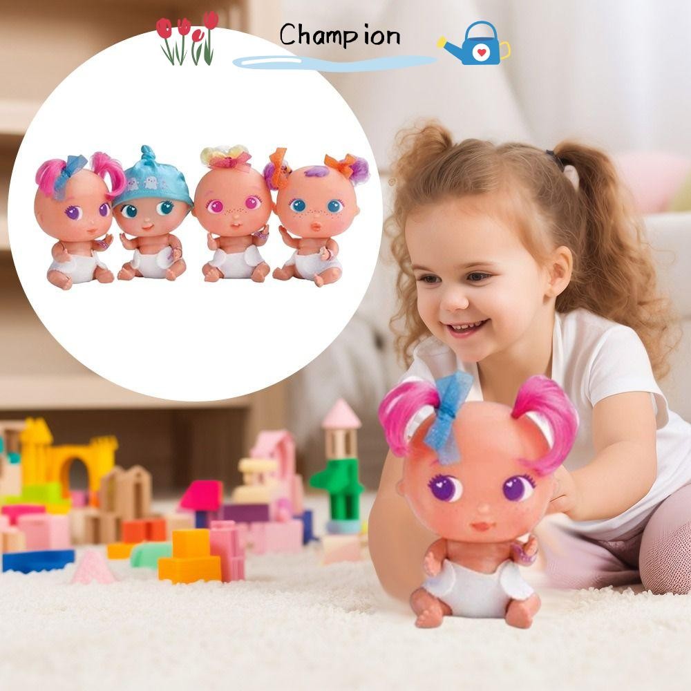 CHAMPIONO Play House Toys, Collectible Mini Kids Toys, Doll Gift