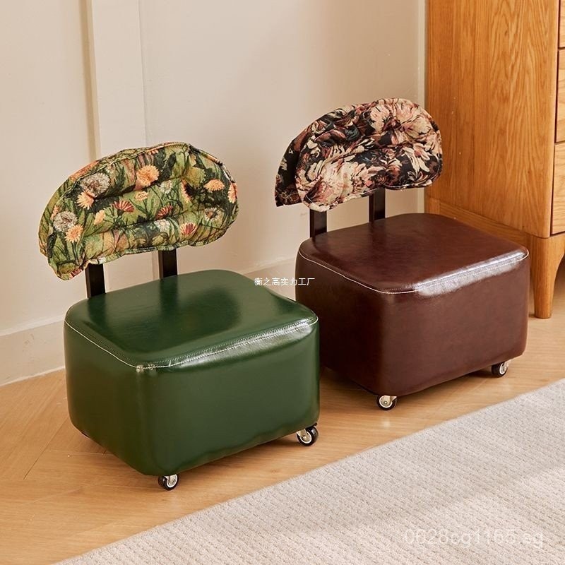 Light Luxury Small Chair with Backrest, Shoe Changing Chair, Sofa with ...
