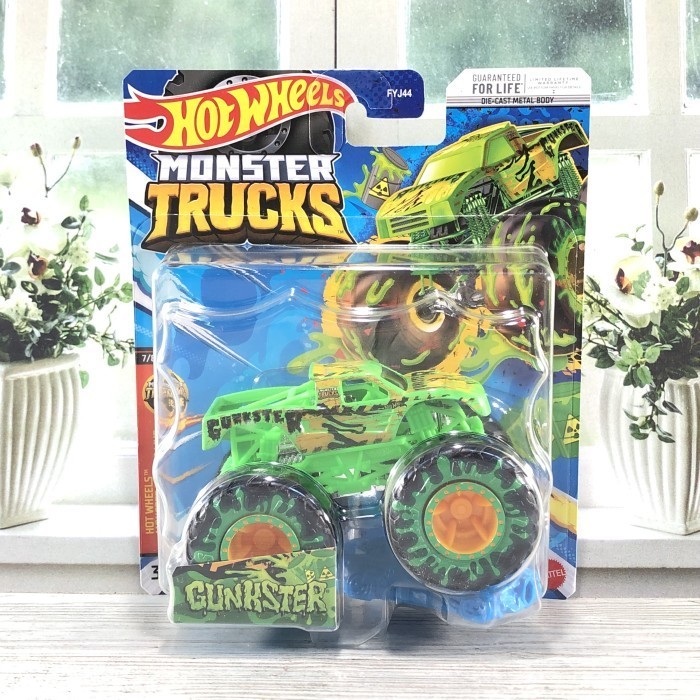 HIJAU HOT WHEELS MONSTER TRUCKS GUNKSTER PICKUP GREEN NEW 2023 ...
