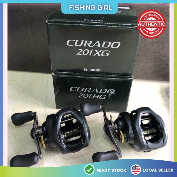 SHIMANO CURADO K 201HG/201XG CASTING FISHING REEL Ready Stock 100%  Original Free gift