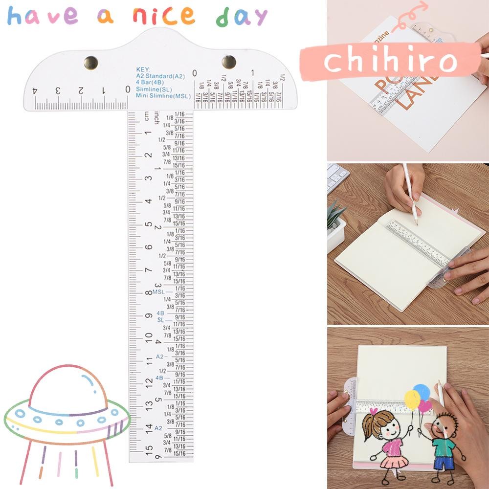 CHIHIRO Graduated T-Ruler In Both Inches And Metric Measurements ...