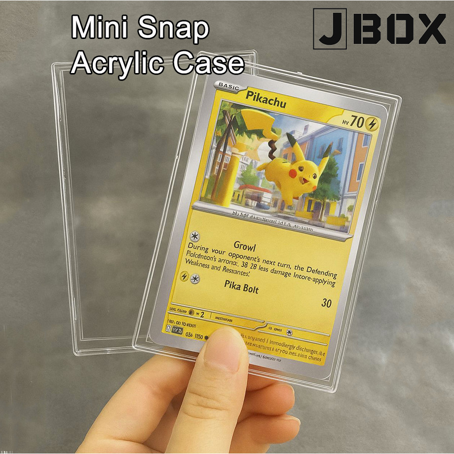 Mini Snap Hard Case Acrylic Card Holder 1pc / Pokemon One Piece TCG Naruto  Kayou Demon Slayer Union Arena (JBox) | Shopee Singapore