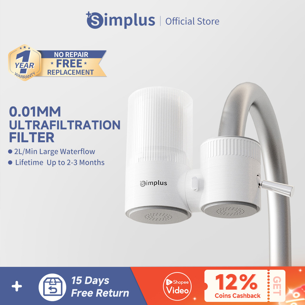 Simplus Tap Water Purifier | 0.01µm Ultrafiltration filter | 2L/Min ...