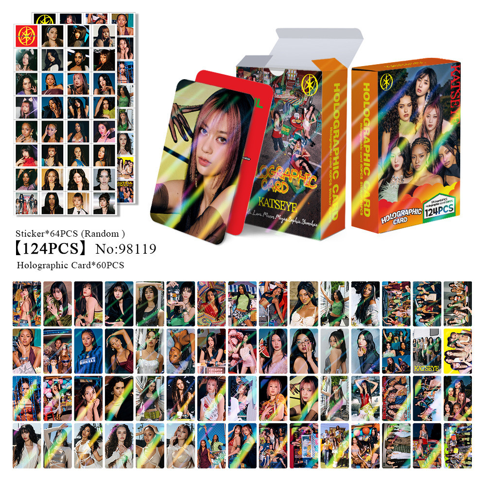 Card Katseye Photocard Sophia Lara Yoonchae Megan Daniela Manon