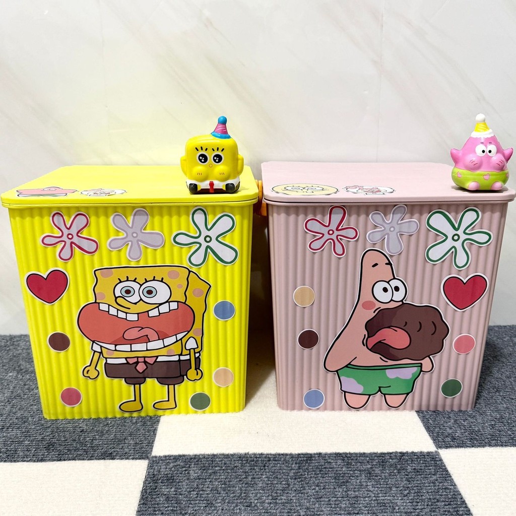 SpongeBob SquarePants Children's Toy Storage Box High-value Cartoon ...