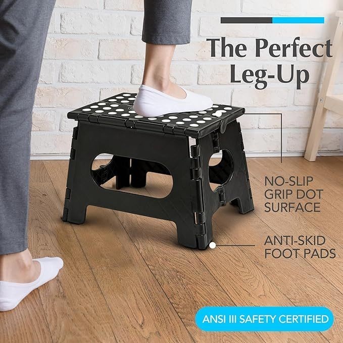 Step stool Handy Laundry Folding Step Stool is Sturdy Enough to Support Adults Great for Kitchen Bathroom or Bedroom Shopee Singapore