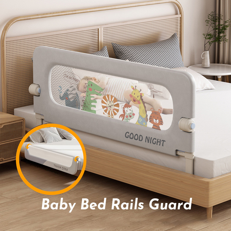 Baby Bed Rails Guard for Toddlers Toddler Bed Rail for Queen Full King Twin Crib Adjustable Heights Shopee Singapore