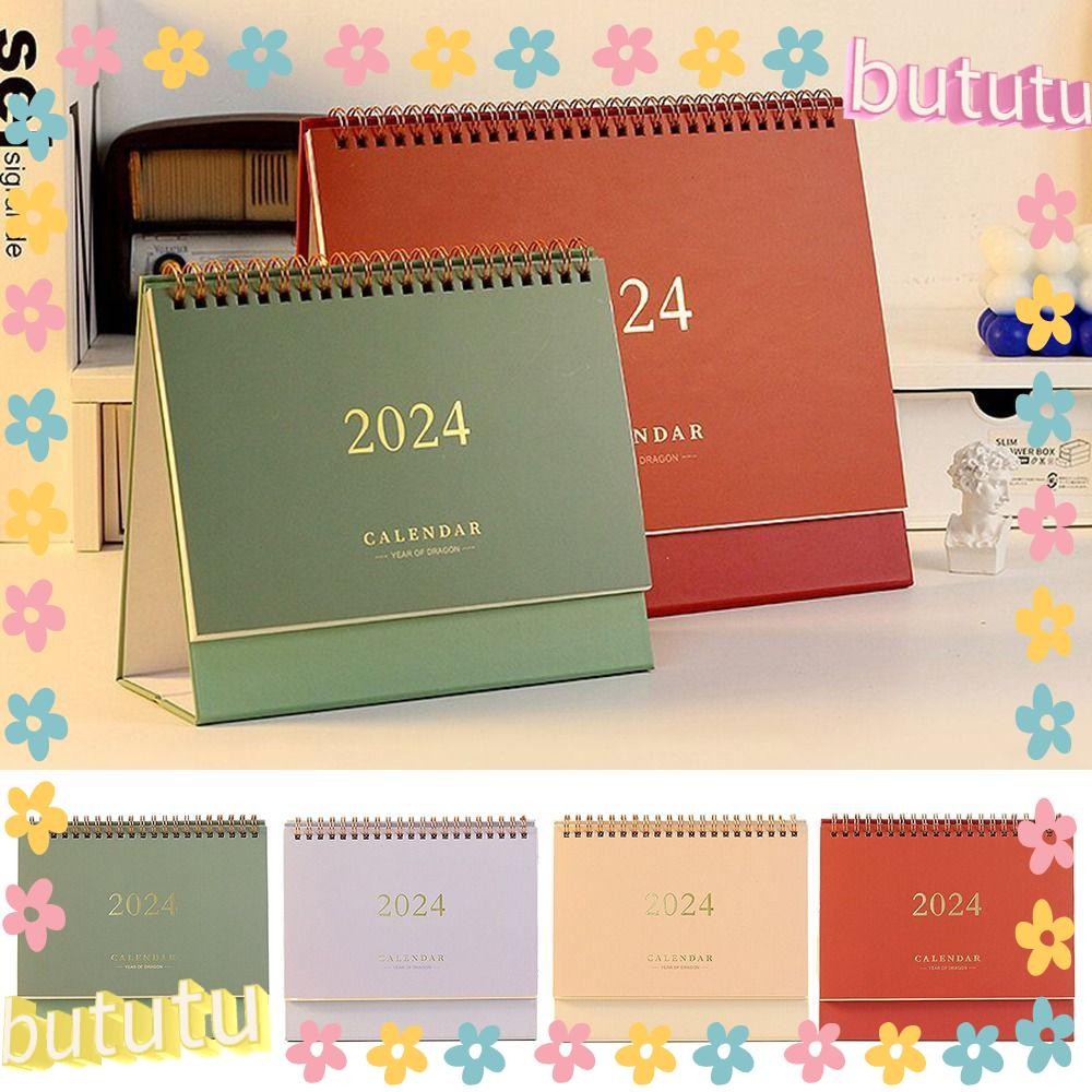 BUTUTU Desktop Calendar, Daily Weekly July 2023 - December 2024 2024 ...