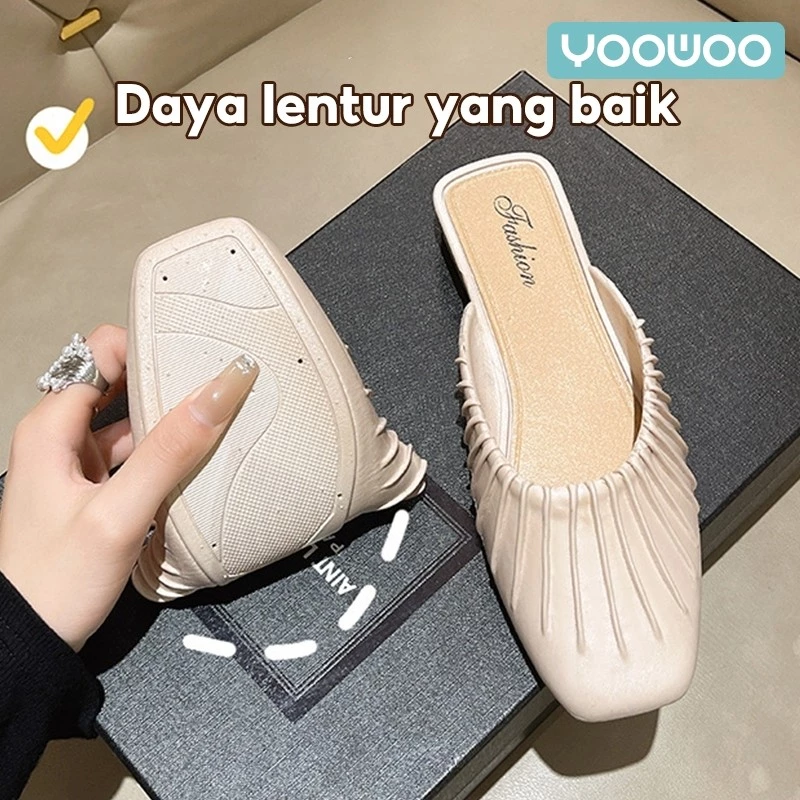 YooWoo Sandal Wanita / Sandal Wanita Kekinian / Sandal Wanita Korean Style / Sandal Wanita Terbaru 2026 / Sandal Wanita Elegan - Gambar 4