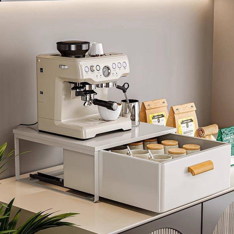 Coffee machine cup storage rack Tea bag capsule tea room water bar ...