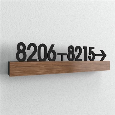 UnithouseHouse Number SignageFloorplateAcrylic plateNumberOffice number ...