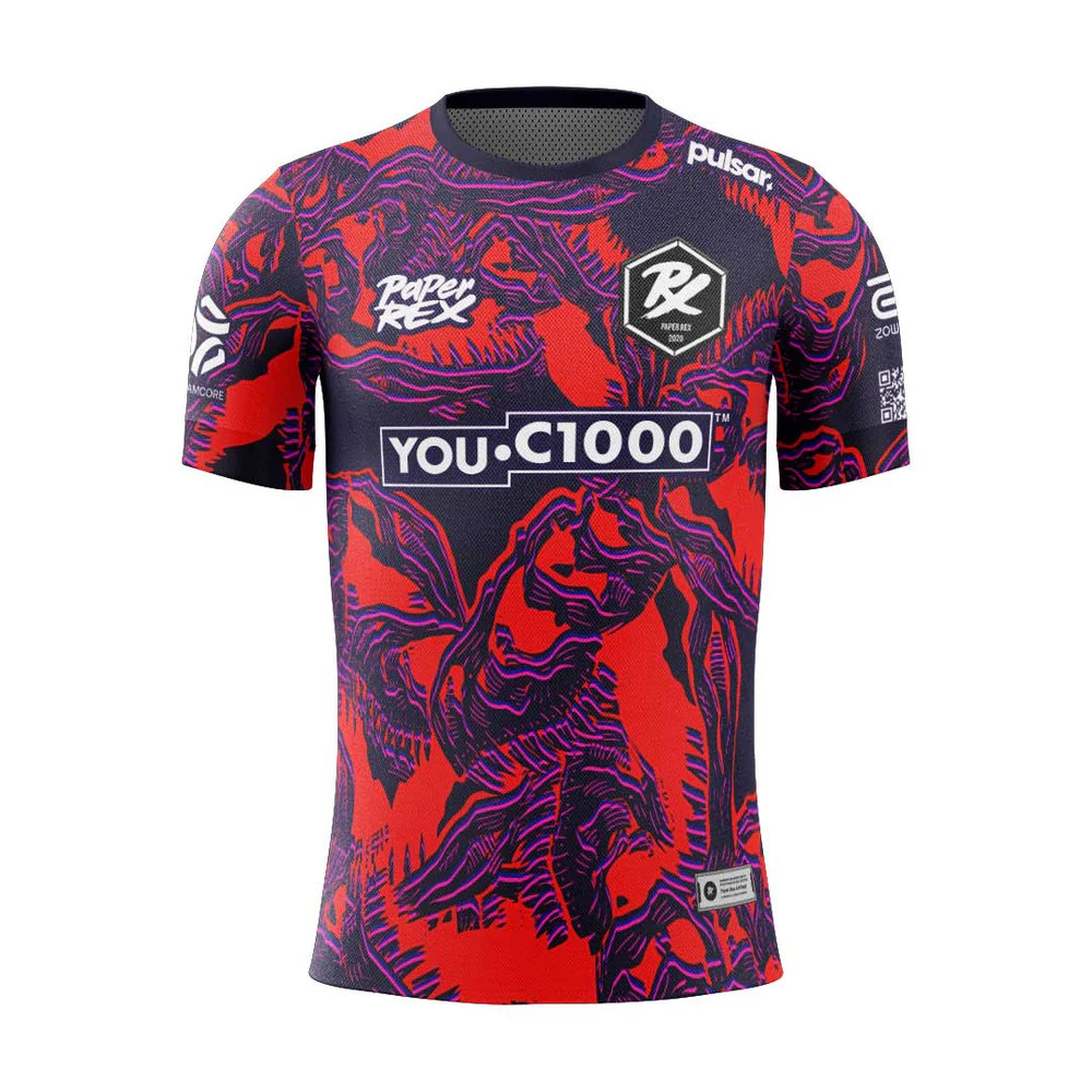 PRX Official Match Jersey 2024/25 Night Mode. Papier Rex Uniform Esports VALORANT Tshirt 3D Printed Full Heat Sublimation Men's Free Tops,2024 Latest PRX Official Match Jersey 2024/25 Night Mode. Papier Rex Uniform Esports VALORANT Tshirt 3D Printed Full Heat Sublimation Men's Free Tops,2024 Latest