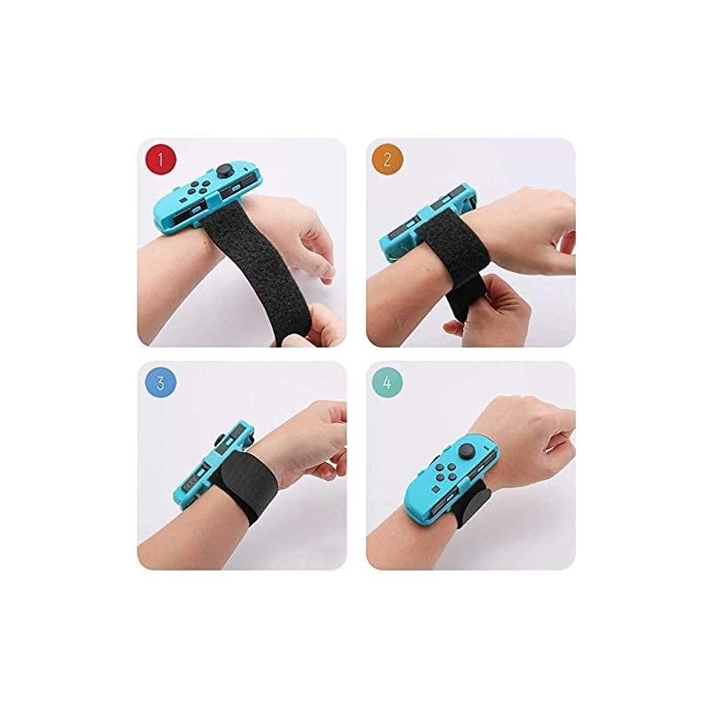 Direct from Japan- Just Dance 2024/2023/2022/Zumba Compatible Wristband  Tomistan Controller Grip [Latest Upgraded Model 2 in 1] Hand Strap for  Switch ...