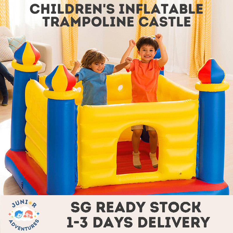 Bouncy Castle Inflatable Castle Trampoline for kids kids game Jumping ...