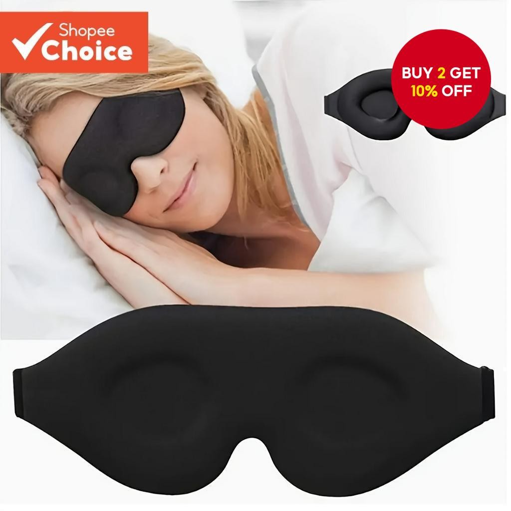 Sleep Eye 3D Mask - No Pressure Sleeping Shade With Soft Padded Design ...