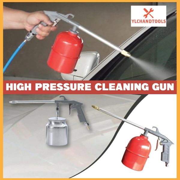 HIGH PRESSURE AUTOMOTIVE ENGINE CLEANING GUN ( RED & ALUMINIUM CAN ...