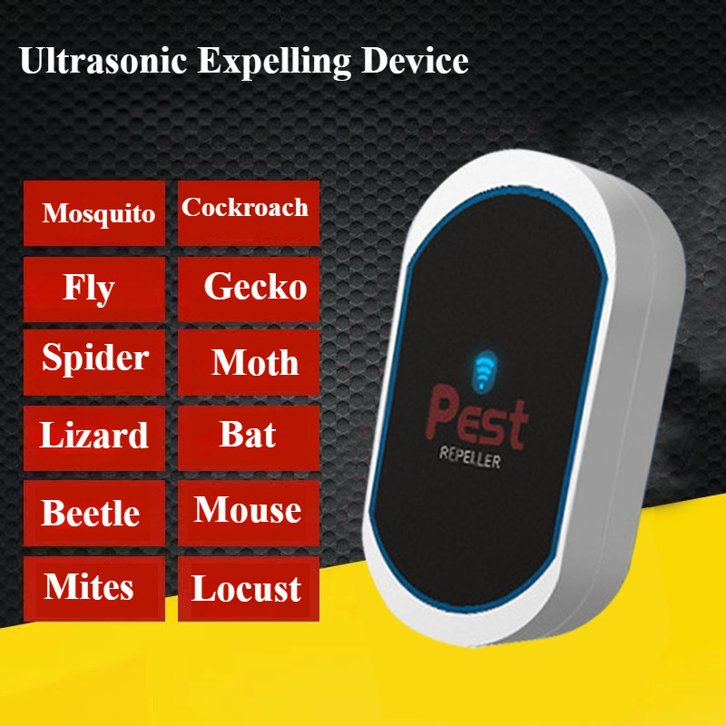 Ultrasonic Pest Repeller Electronic Pest Repellent Plug in Indoor Pest ...