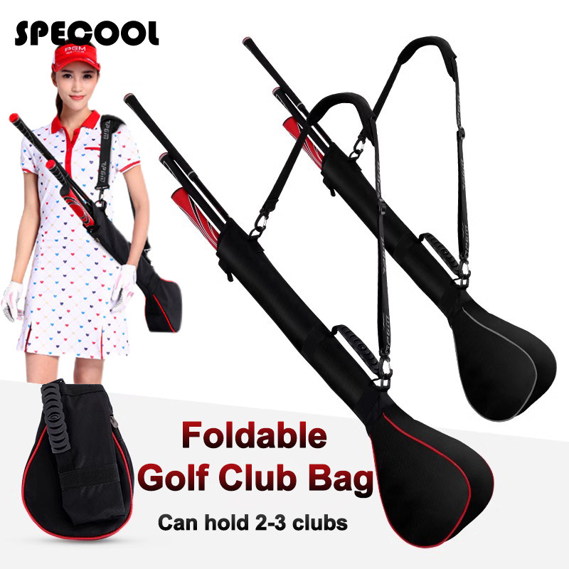 Specool® Portable Lightweight Golf Clubs Carry Bag with Three Clubs ...