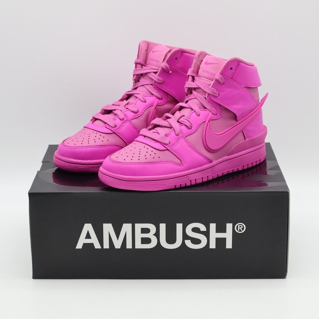 CU7544-600 Nike Dunk High AMBUSH Active Fuchsia Lethal Pink (Men's) |  Shopee Singapore