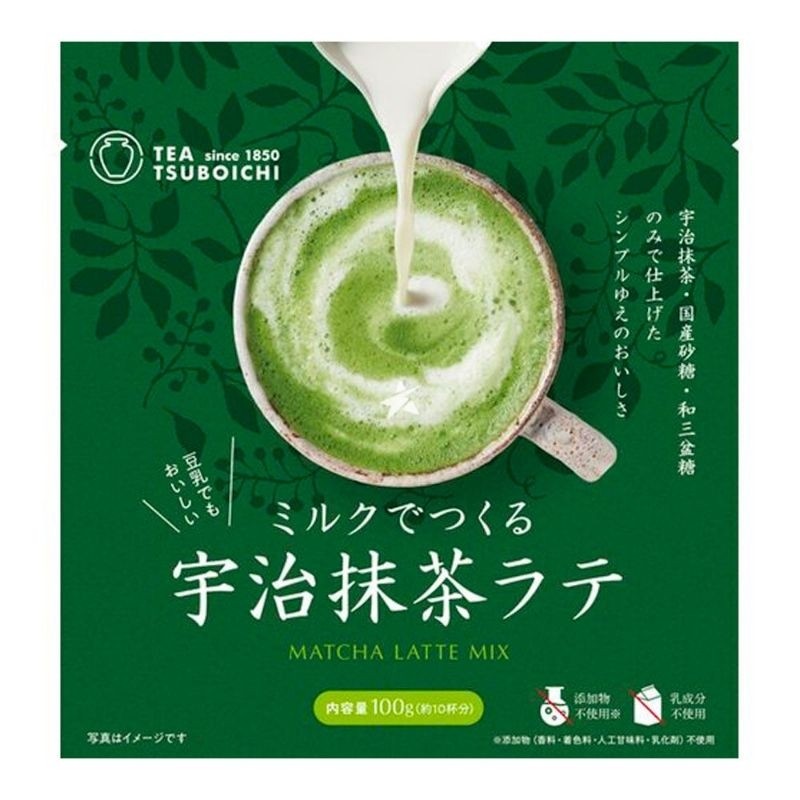 Tsuboichi Matcha Latte Mix 100g TEA TSUBOICHI Hojicha Latte Japan ...