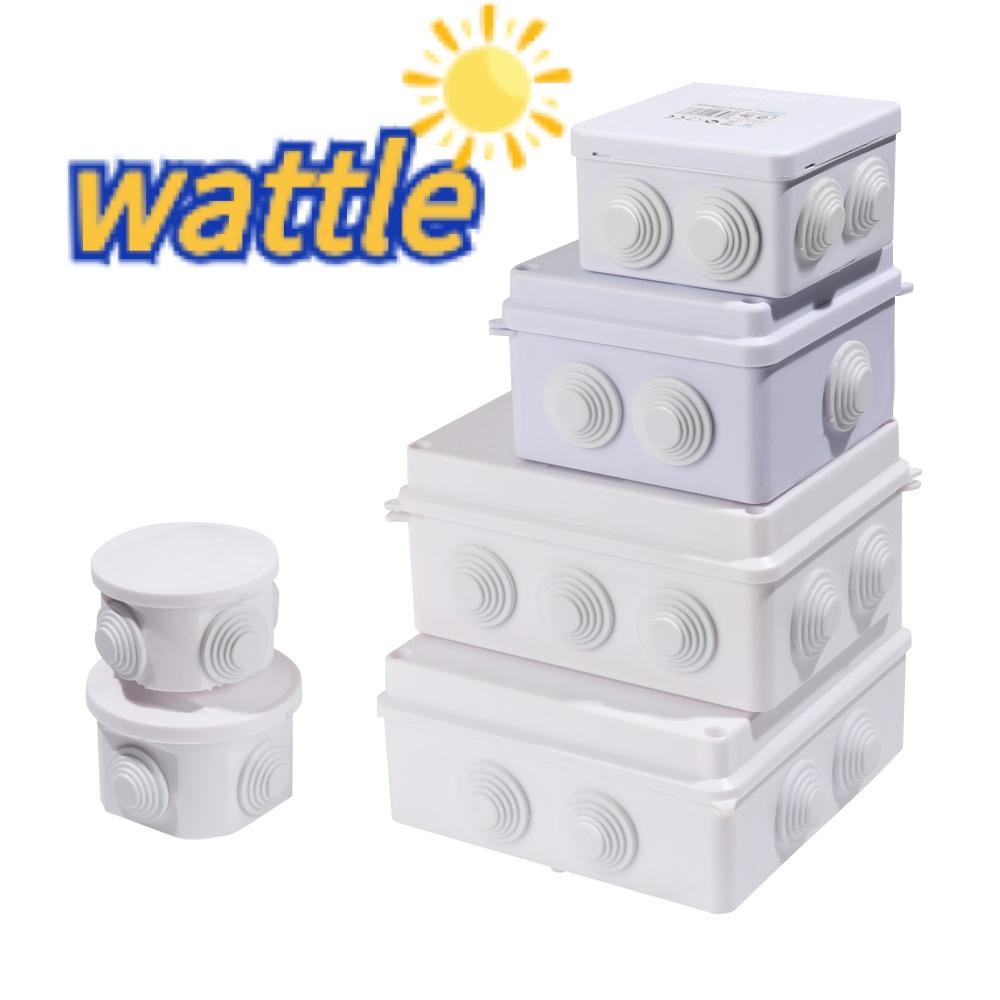 WATTLE White Junction Box IP65 Electric Control Boxes Power Case DIY ...