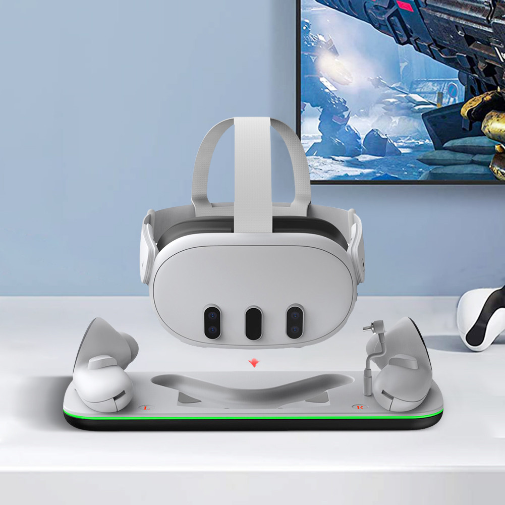 (rain) Charging Stand Charging Dock for VR Headset & Controllers with ...
