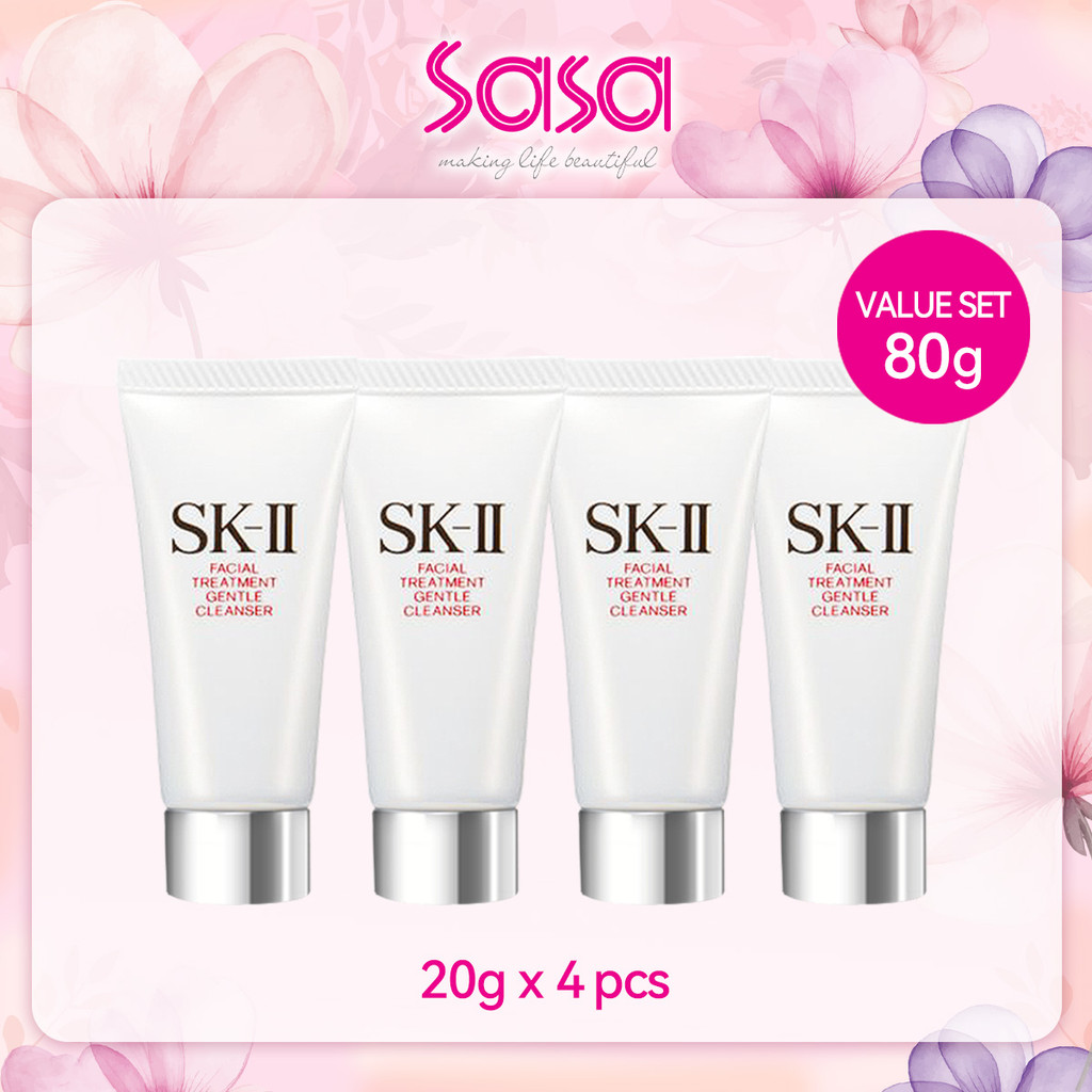 SKII Facial Treatment Gentle Cleanser Value Set (20g x 4pcs) | Shopee ...