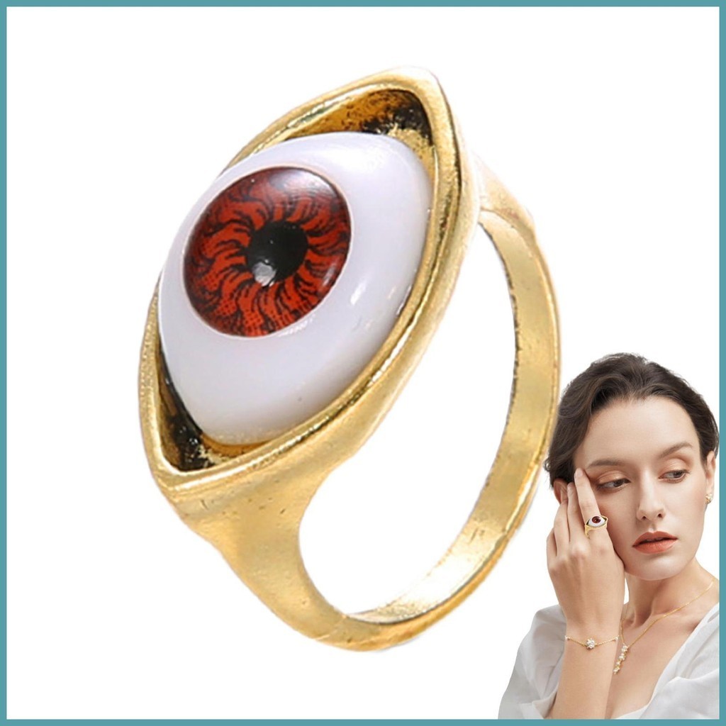 Evil Eye Rings For Women Gothic Punk Devil Evil Eye Rings Evil Devil ...