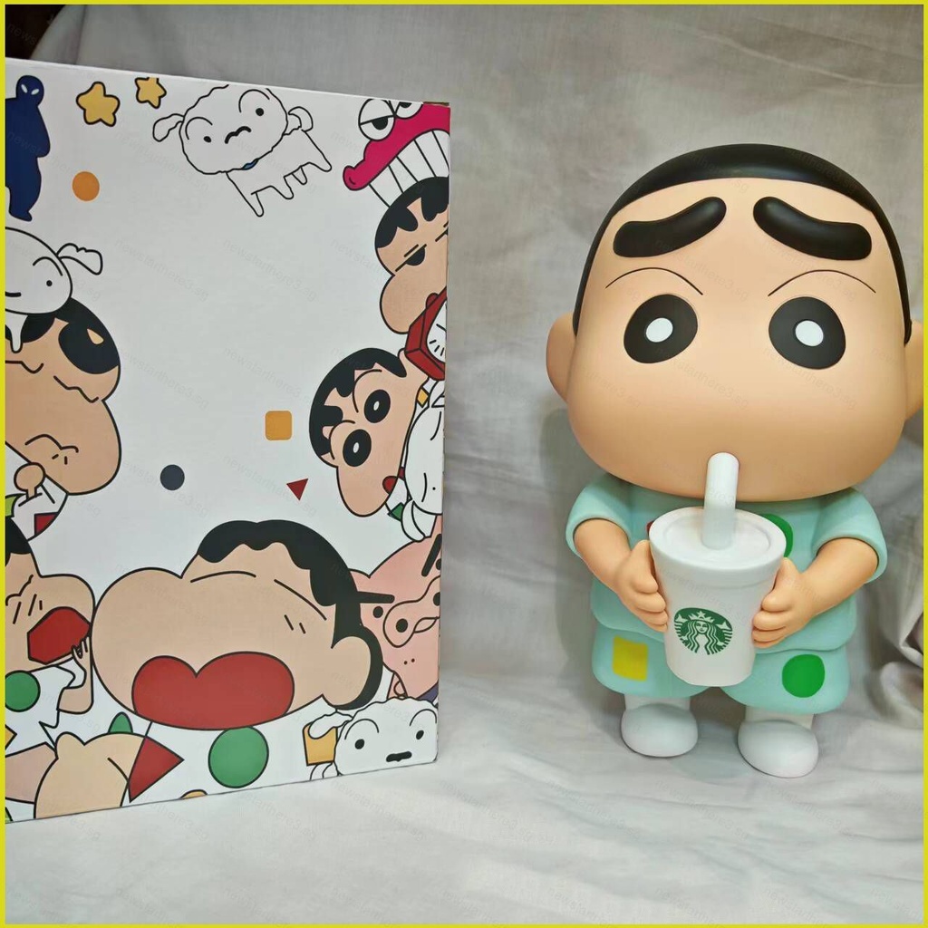Crayon Shin-chan Action Figure Nohara Shinnosuke Drink coffee luminous ...