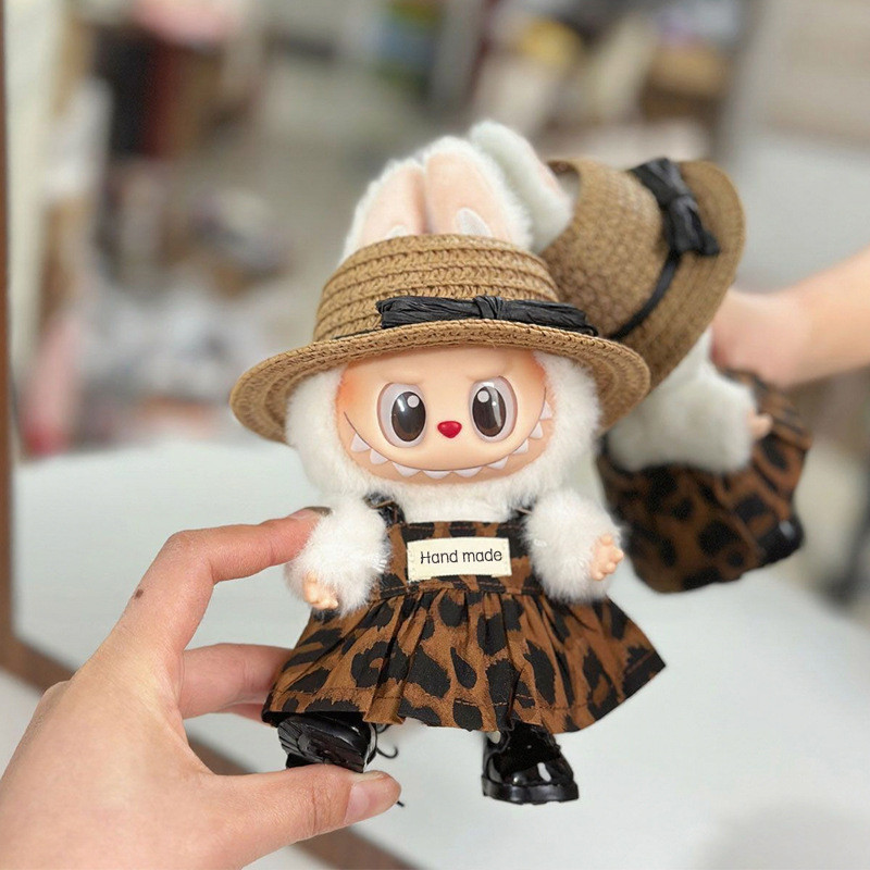 17cm labubu doll clothes Labubu doll clothes 123 Generation Sitting ...