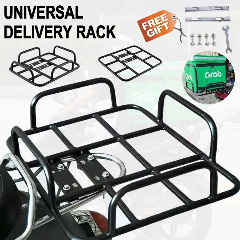Motorcycle Rack delivery grab food panda bag rack motor rack bag holder ...