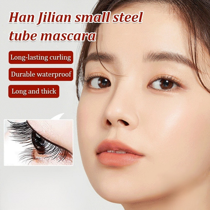 [10s Long Curly 3D Eyelashes] Hankylin Small Pipe Mascara Spiral Brush ...