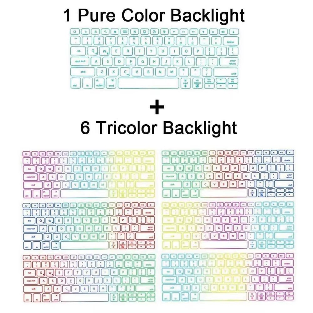 Magic keyboard IPad Gen 11 A16 / 10th 10.9" Pro 11 Air 4 5 Mini 7 6 RGB LED 360 Roate With Touchpad - Gambar 4