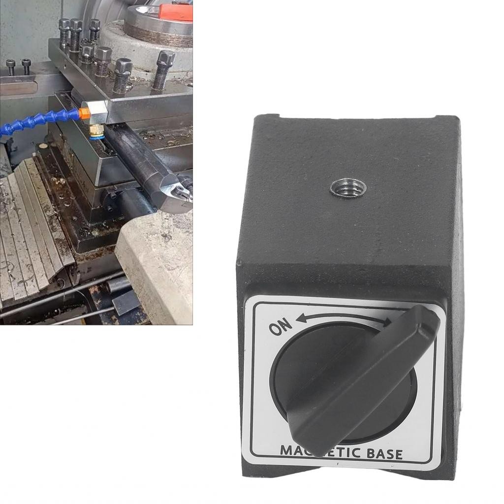 thumbnail image 2 of Magnetic Base Holder Stand - 33lb Holding Power With M5 Thread For Dial Indicators & Gauges 2 of 6