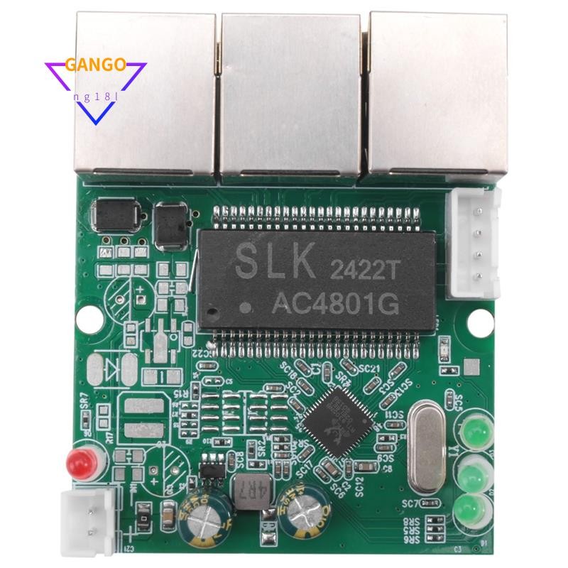 Fast Switch Mini 3 Port Ethernet Switch 10 / 100mbps Network Switch Hub ...