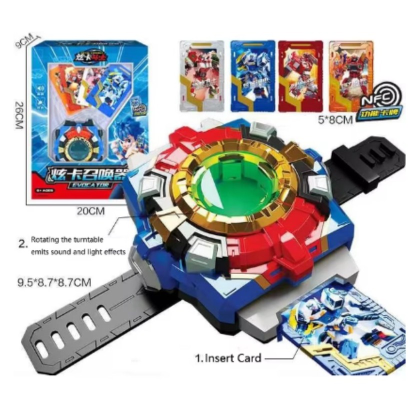 New Metal Cardbot Transforming Robot To Car Action Figures BLUE COP ...