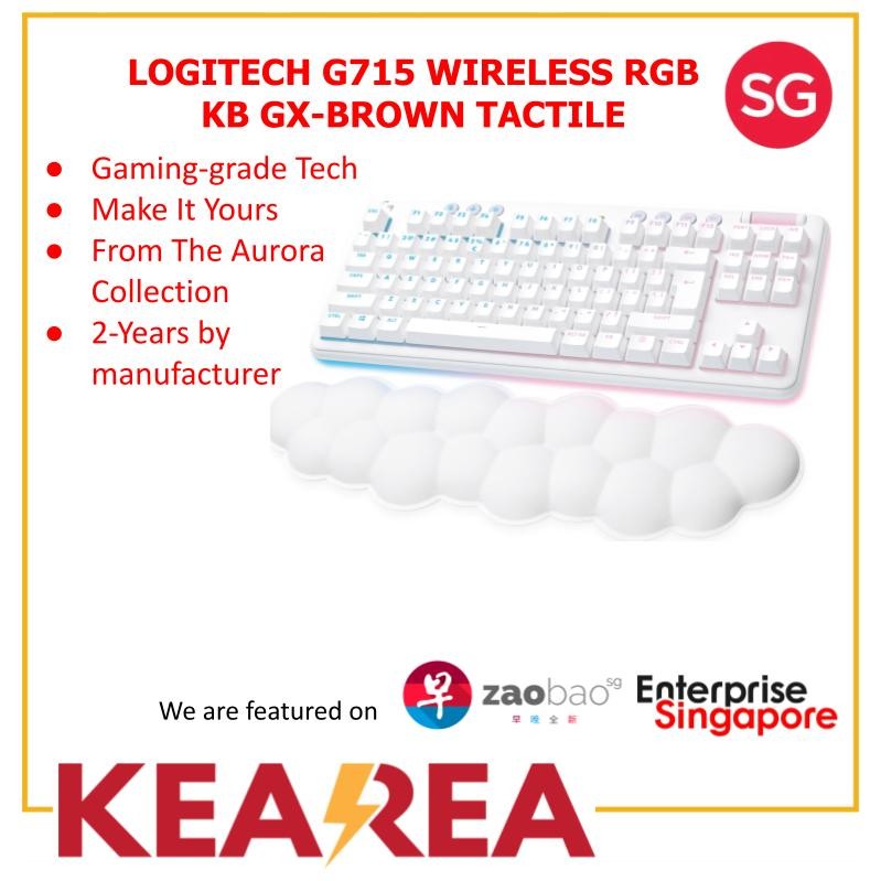 Logitech Aurora G715 Wireless Gaming Mechanical Keyboard with LIGHTSYNC ...