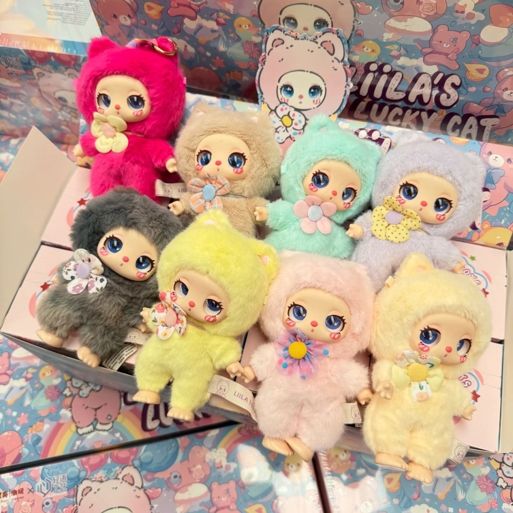 Lila s ZOO s Lucky Cat V2 Liila s ZOO Series Cute Plush Doll Trendy Play Little Lucky Cat 1.0 2.0 Shopee Singapore