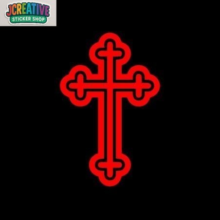 JESUS Cross Waterproof Aesthetic Stickers Vinyl Decals for Automobile ...