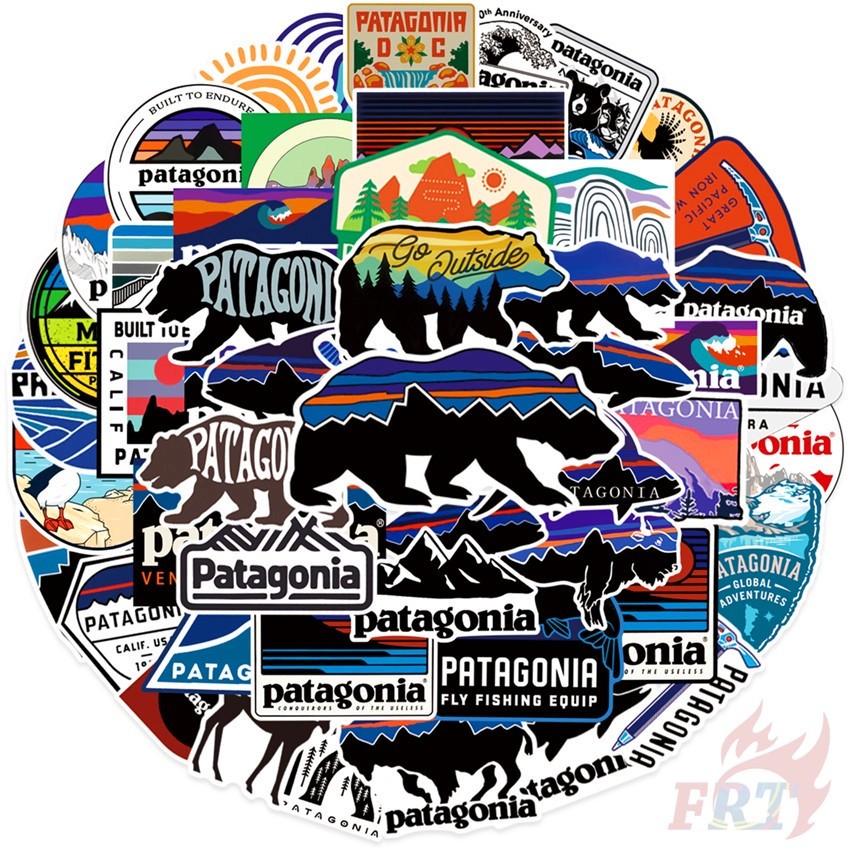 50Pcs/Set Outdoor P.A. Series 01 Stickers DIY Fashion Waterproof Doodle ...