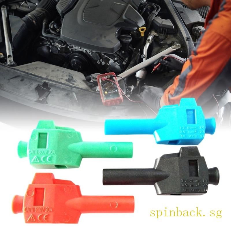 SPIN 4mm Quick Connect Plugs Light Head Multimeter Test Leads Welding ...