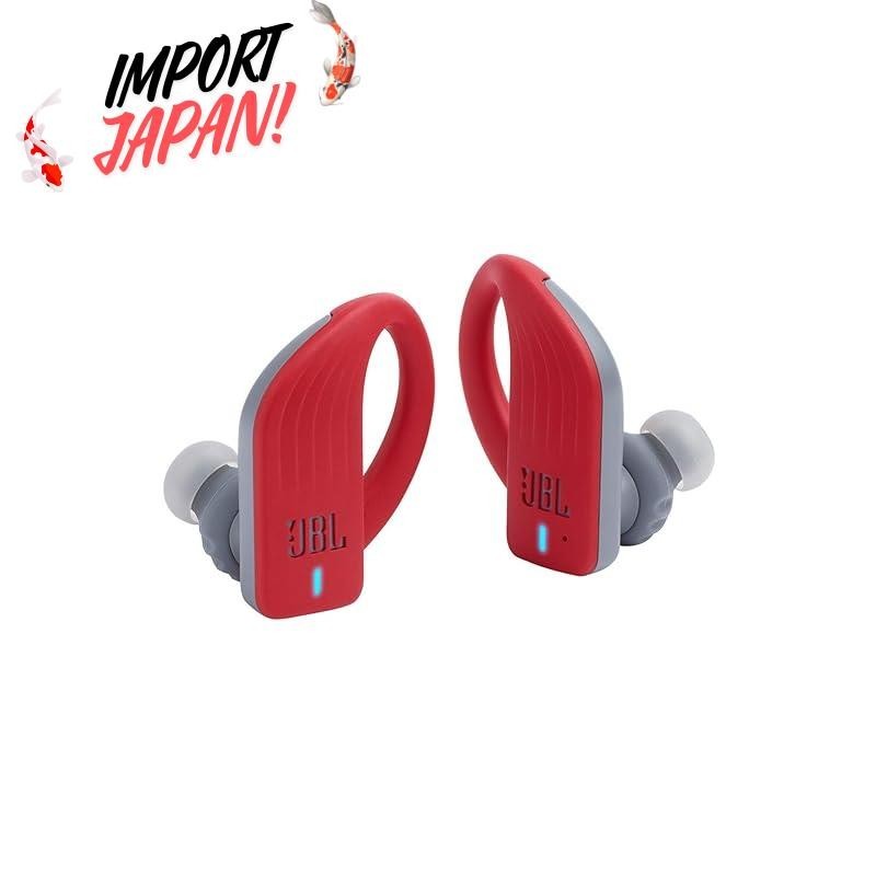 Import Japan JBL ENDURANCE PEAK fully wireless earphones IPX7 waterproof touch control Bluetooth compatible Red JBLENDURPEAKRED domestic regular article Shopee Singapore