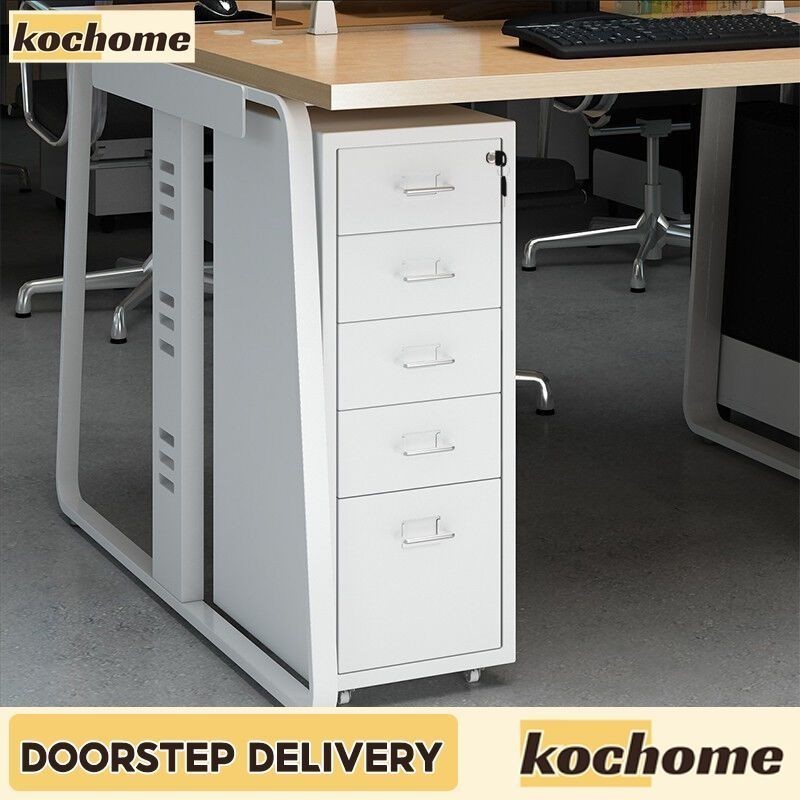 3/5 Layer Metal Drawer Unit-Minimalist Home Office Drawer File Cabinet ...