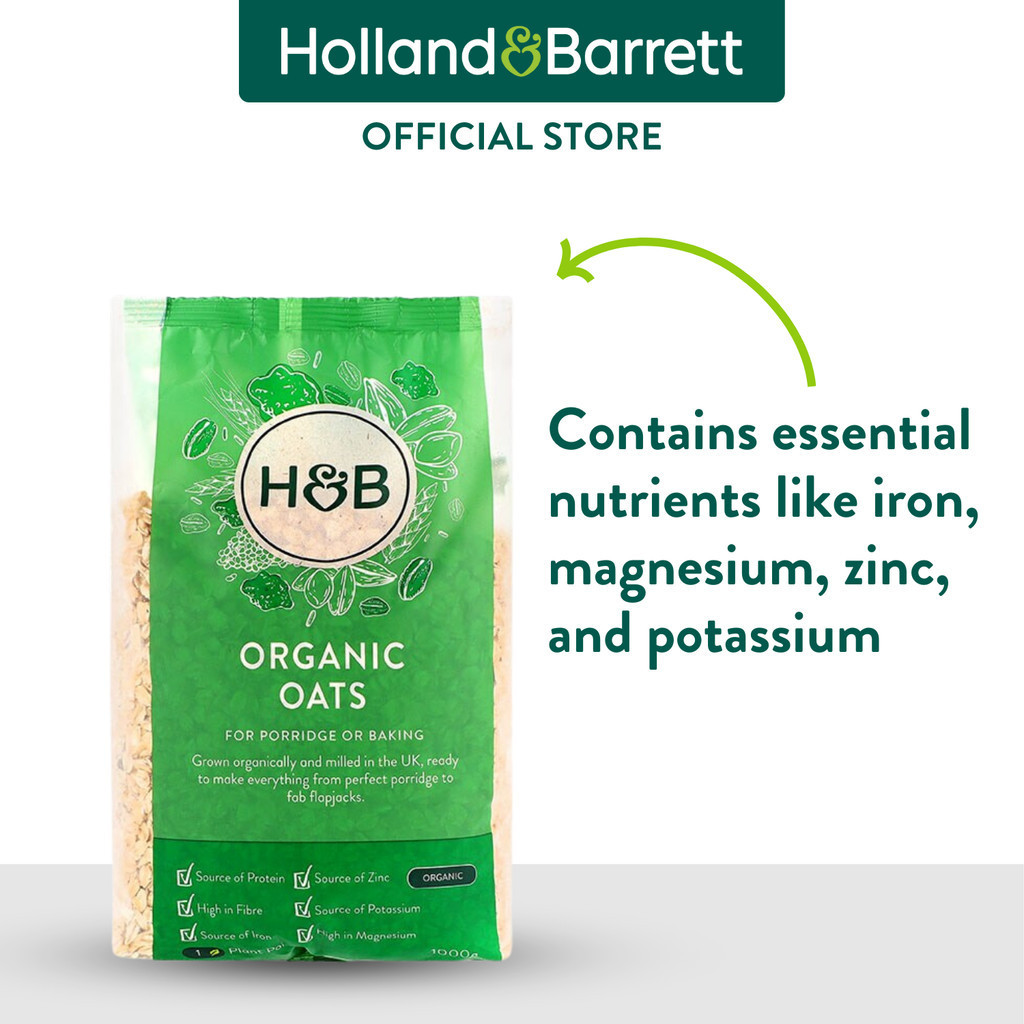 Holland & Barrett Organic Oats 1kg | Shopee Singapore