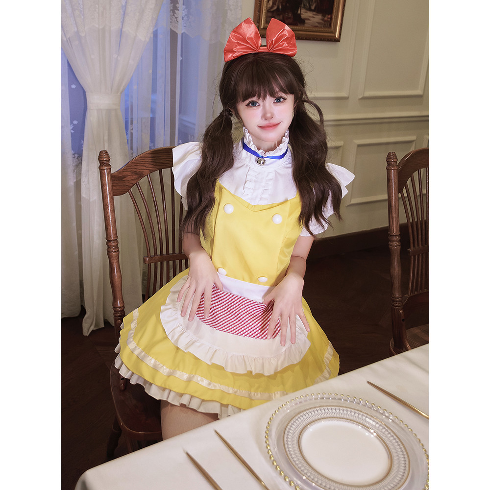 Halloween Cute Costume Lolita Japanese Anime Cosplay Costume Maid Dress ...